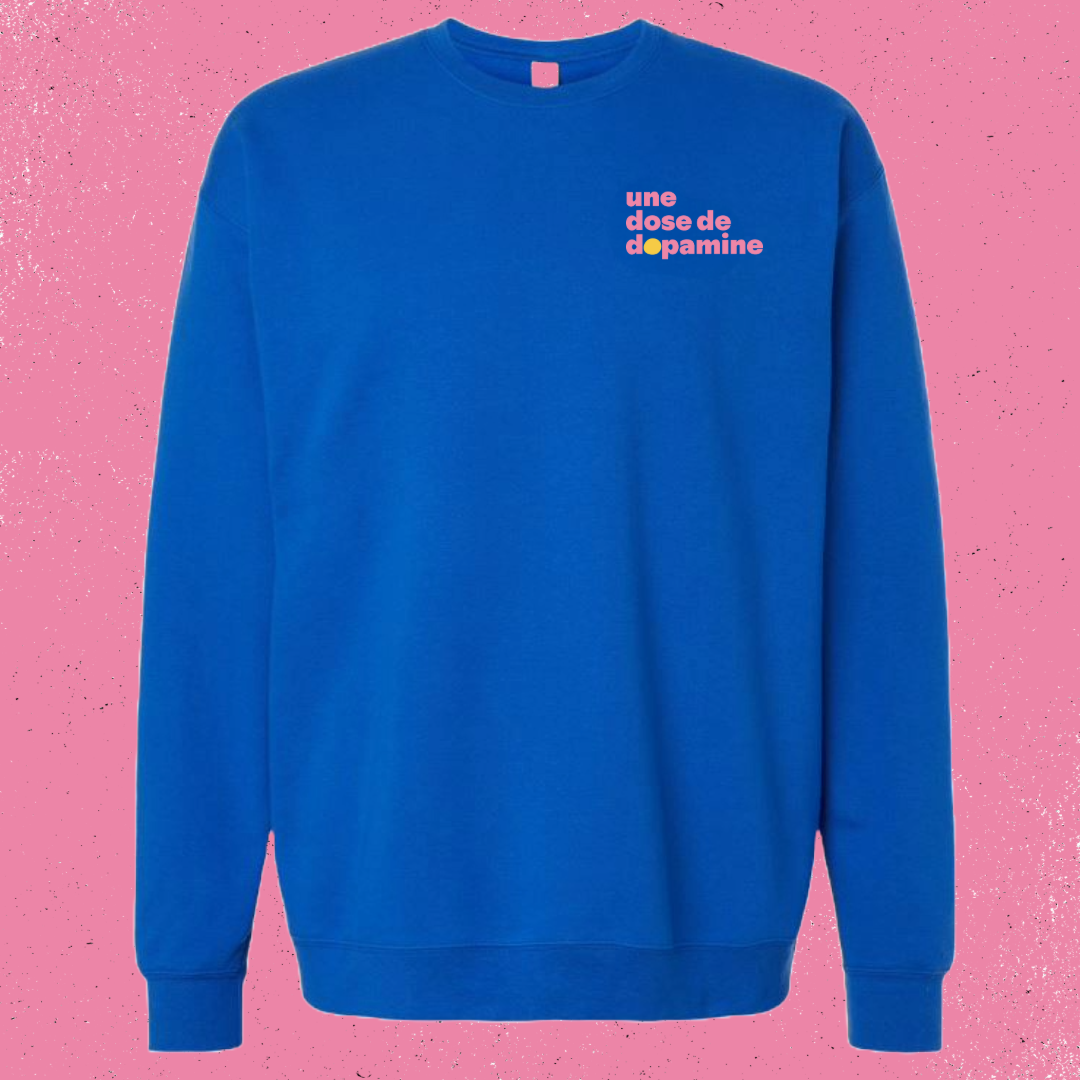 Crewneck à col rond bleu royal