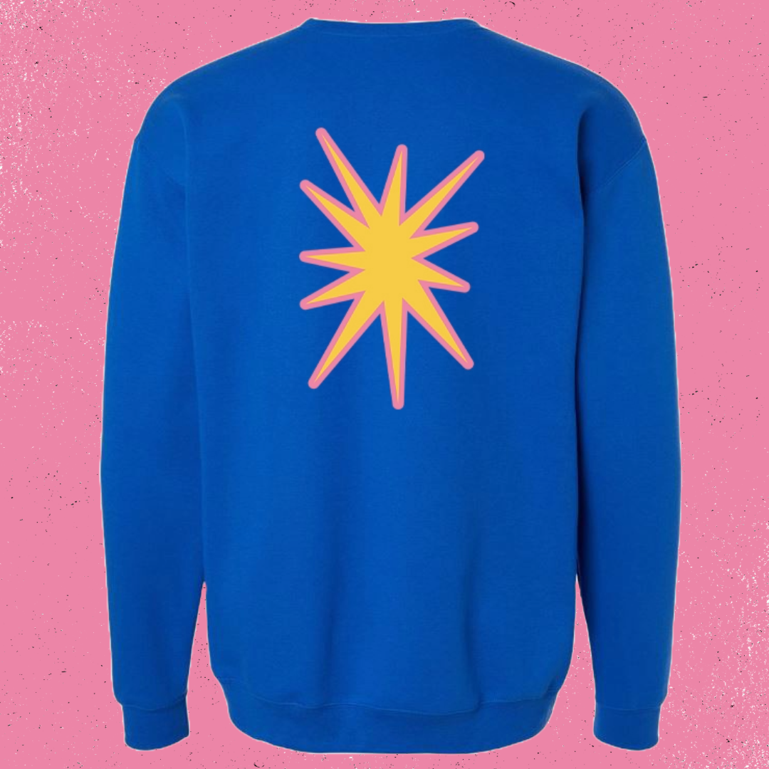 Crewneck à col rond bleu royal