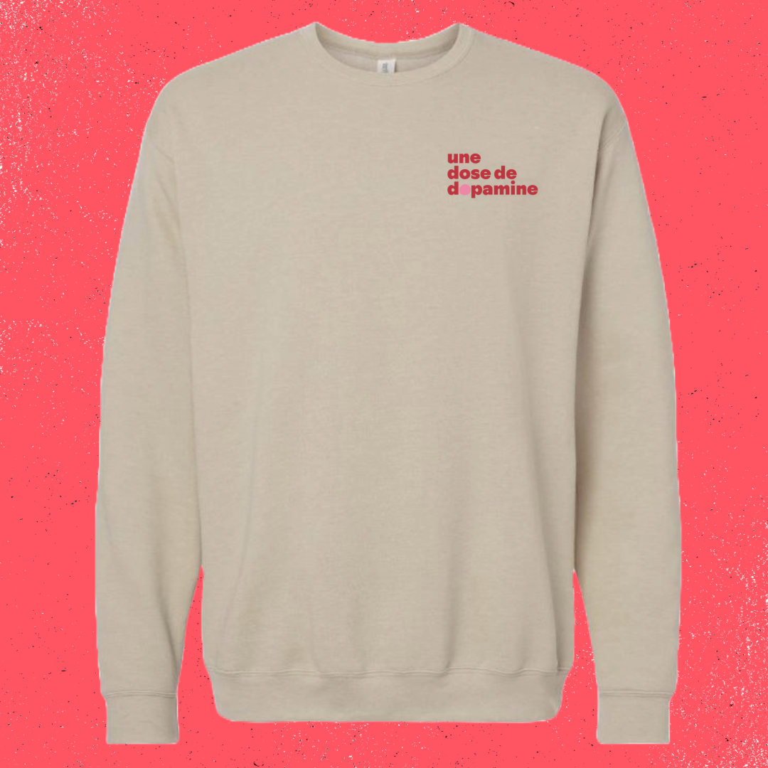 Crewneck à col rond beige sable